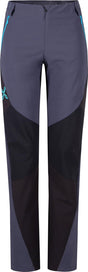 Montura - SPITZE EVO PANTS WOMAN — GRAPHITE BLUE/TURQUOISE — Vista frontale 1
