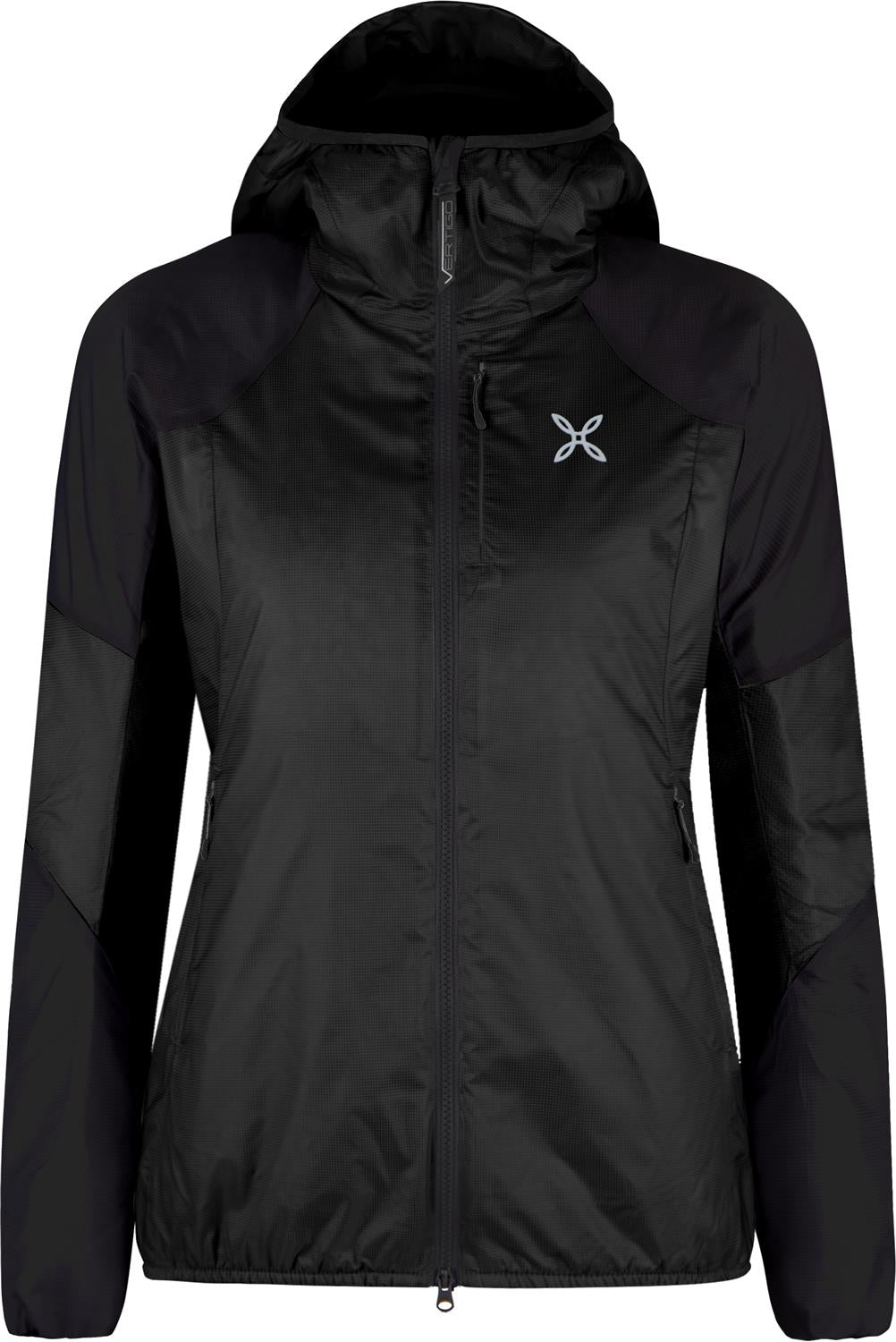 Montura - VERTIGO HYBRID HOODED JKT WOM. — BLACK — Vista frontale 1