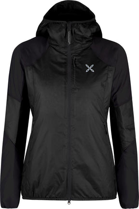 Montura - VERTIGO HYBRID HOODED JKT WOM. — BLACK — Vista frontale 1