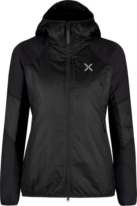 Montura - VERTIGO HYBRID HOODED JKT WOM. — BLACK — Vista frontale 1