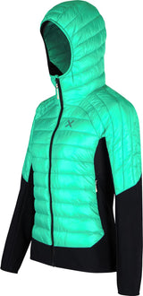 Montura - PEAK HYBRID HOODED JACKET WOM. — BRIGHT TEAL — Immagine 2