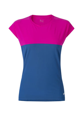 Montura - FELICITY COLOR T-SHIRT WOMAN — DEEP BLUE/INTENSE VIOLET — Vista frontale 1