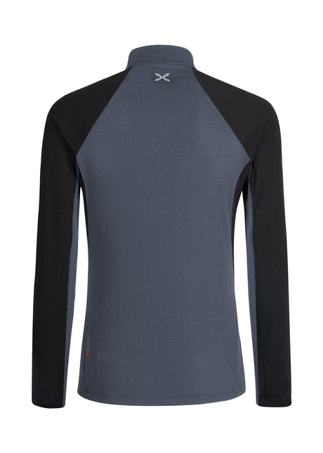 Montura - RUN SOFT ZIP MAGLIA — PIOMBO — Vista posteriore 3