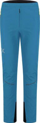 Montura - RITMO LIGHT PANTS — STEEL BLUE/SUNNY LIME — Vista frontale 1