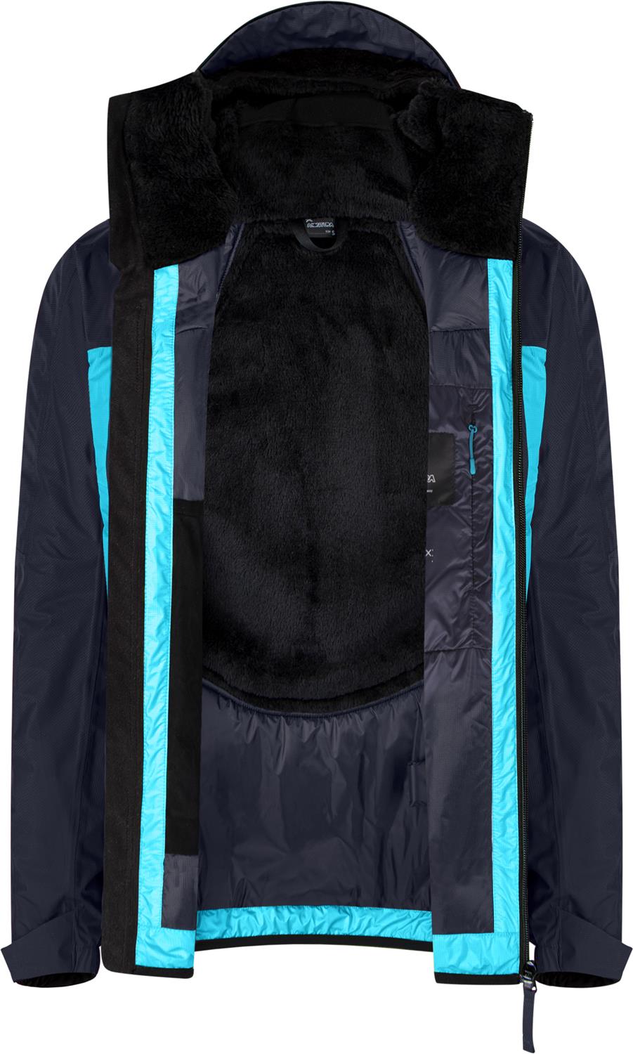 Montura - NEVIS 2.0 JACKET WOMAN — GRAPHITE BLUE/TURQUOISE — Immagine 4