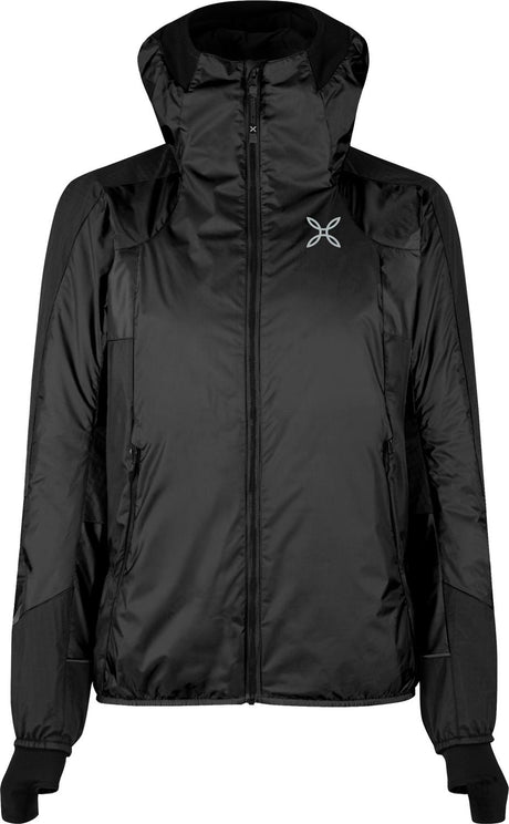 Montura - SKISKY EVO HOODED JACKET WOMAN — BLACK — Vista frontale 1