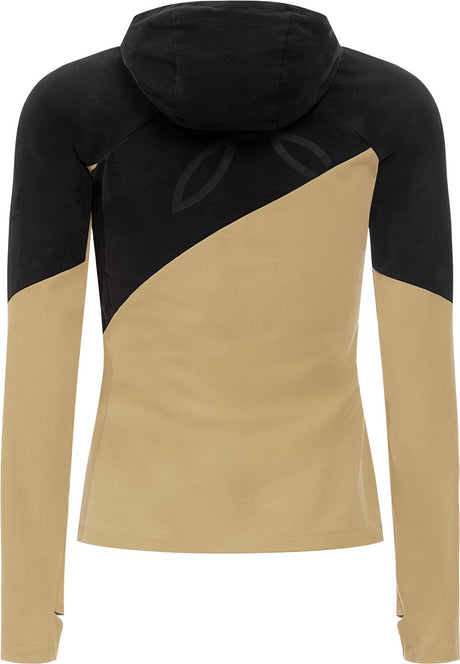 Montura - FREE EVO HOODED MAGLIA WOMAN — DESERT BEIGE — Vista posteriore 3