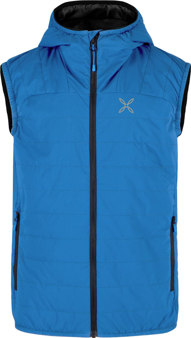 Montura - SPACE LIGHT HOODED VEST KIDS — CELESTE — Vista frontale 1