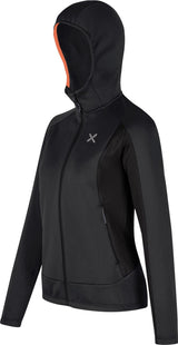 Montura - PULSE HOODED MAGLIA WOMAN — ANTRACITE/MELON — Immagine 2
