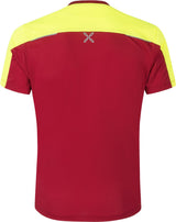 Montura - HIGH T-SHIRT — ROSSO/GIALLO FLUO — Vista posteriore 2