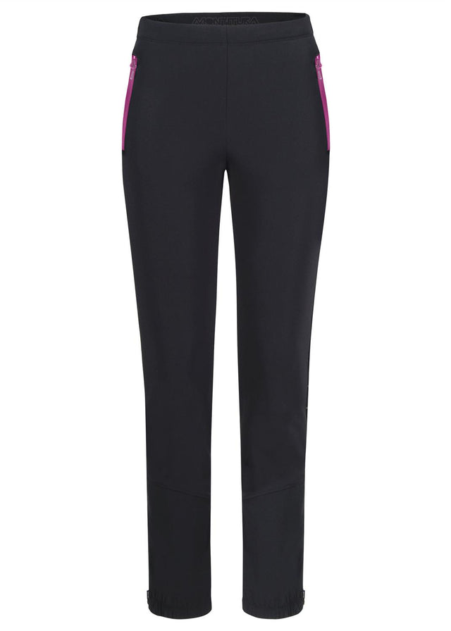 Montura - POISON PANTS WOMAN — BLACK/BATON ROUGE — Vista frontale 1