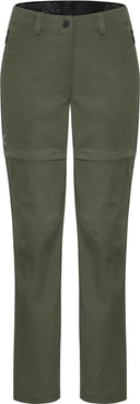 Montura - ROUTE ZIP OFF PANTS WOMAN — VERDE SALVIA — Vista frontale 1