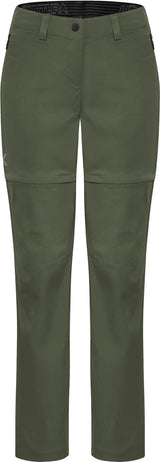 Montura - ROUTE ZIP OFF PANTS WOMAN — VERDE SALVIA — Vista frontale 1