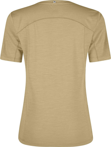 Montura - MERINO MIX T-SHIRT WOMAN — DESERT BEIGE — Vista posteriore 2