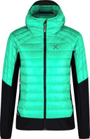 Montura - PEAK HYBRID HOODED JACKET WOM. — BRIGHT TEAL — Vista frontale 1