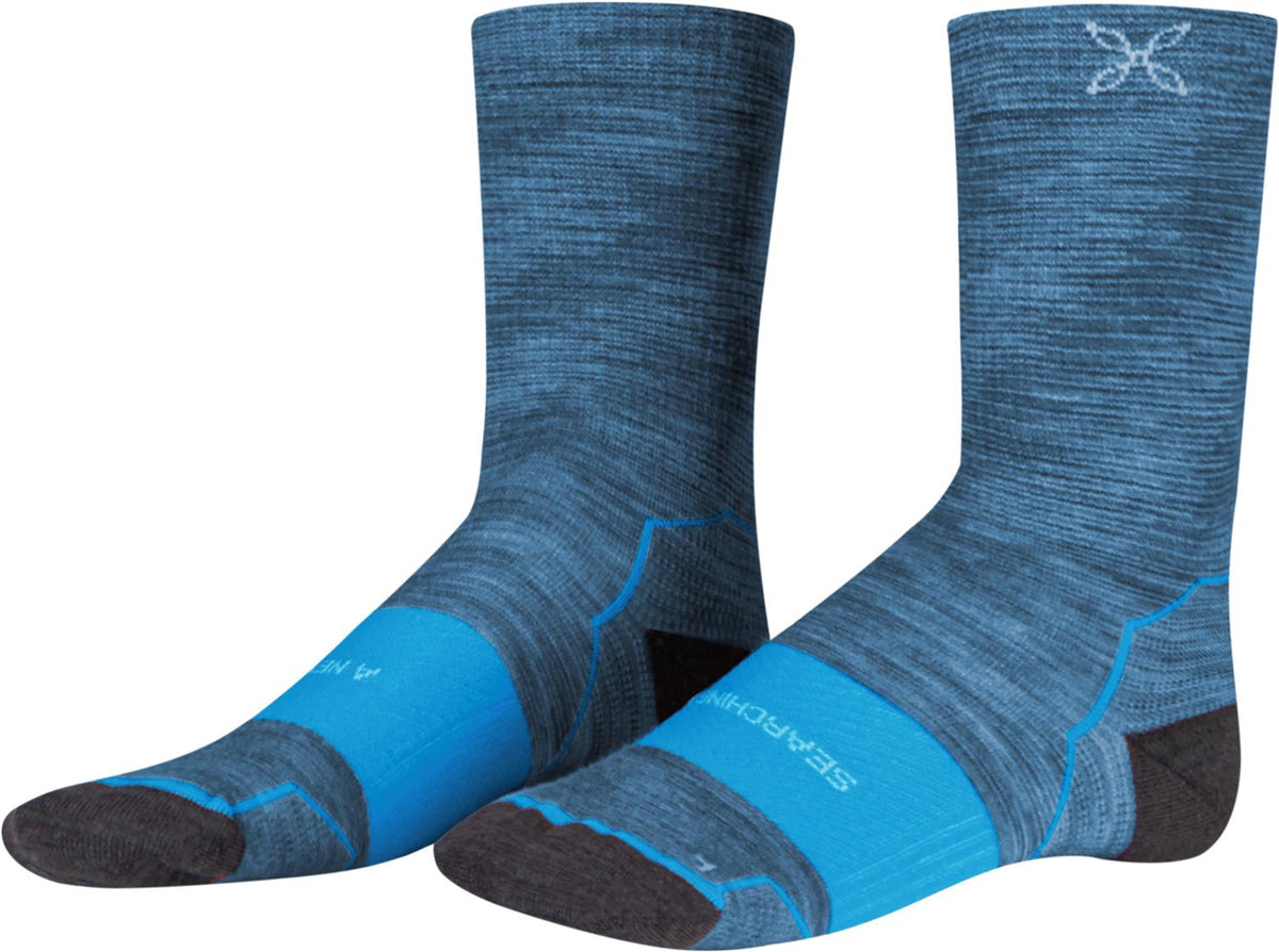 Montura - MERINO WOOL LIGHT MID SOCKS — DRESDEN BLUE — Vista frontale 1