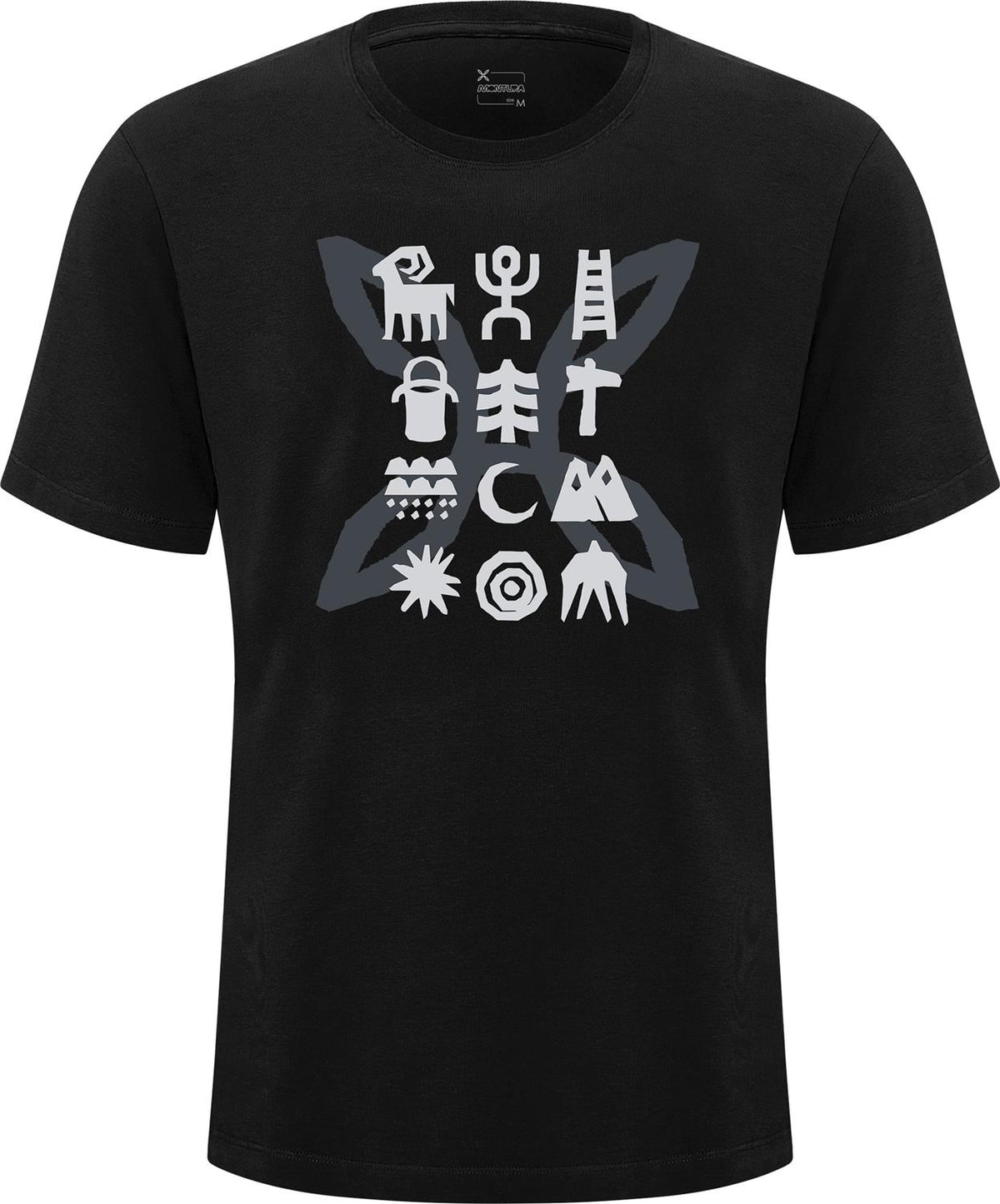 Montura - ROCK PAINTING T-SHIRT — BLACK — Vista frontale 1