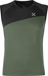 Montura - COLOR BLOCKING CANOTTA — VERDE SALVIA — Vista frontale 1