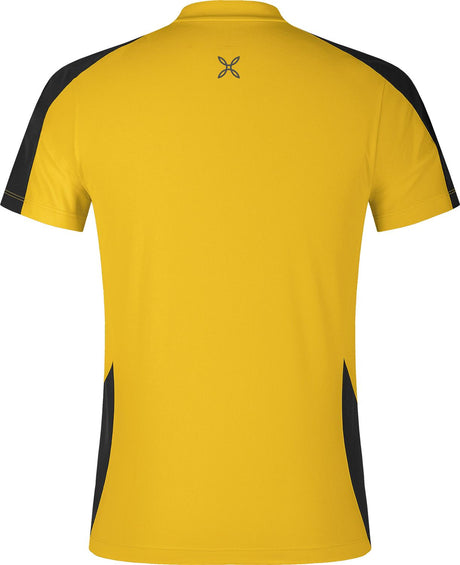 Montura - HADE ZIP T-SHIRT — MUSTARD — Vista posteriore 2