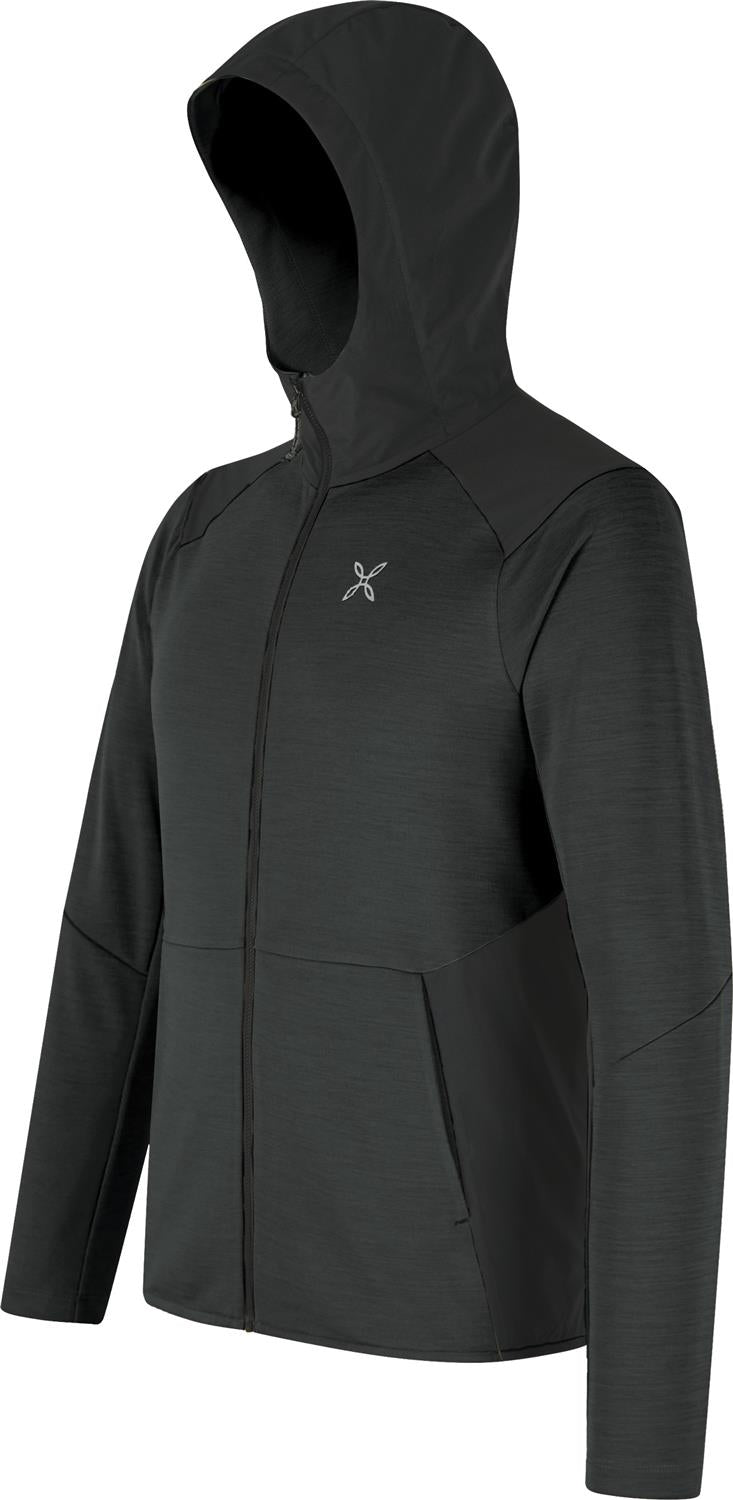 Montura - TIMELESS MIX HOODED MAGLIA — ANTRACITE — Immagine 2