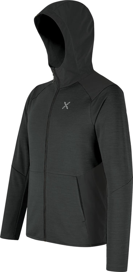 Montura - TIMELESS MIX HOODED MAGLIA — ANTRACITE — Immagine 2