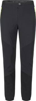 Montura - INOX PANTS — BLACK/SUNNY LIME — Vista frontale 1