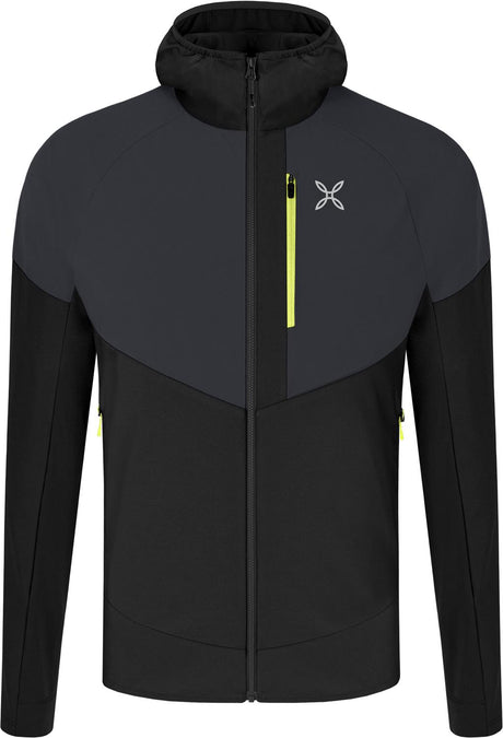 Montura - SPITZE MAGLIA — BLACK/SUNNY LIME — Vista frontale 1