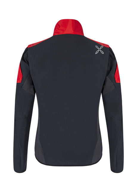 Montura - BRAVE 2 JACKET — NERO/ROSSO — Vista posteriore 3