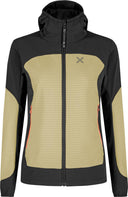 Montura - SEED HOODED JACKET WOMAN — DESERT BEIGE/MELON — Vista frontale 1