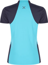 Montura - HADE ZIP T-SHIRT WOMAN — TURQUOISE/GRAPHITE BLUE — Vista posteriore 2
