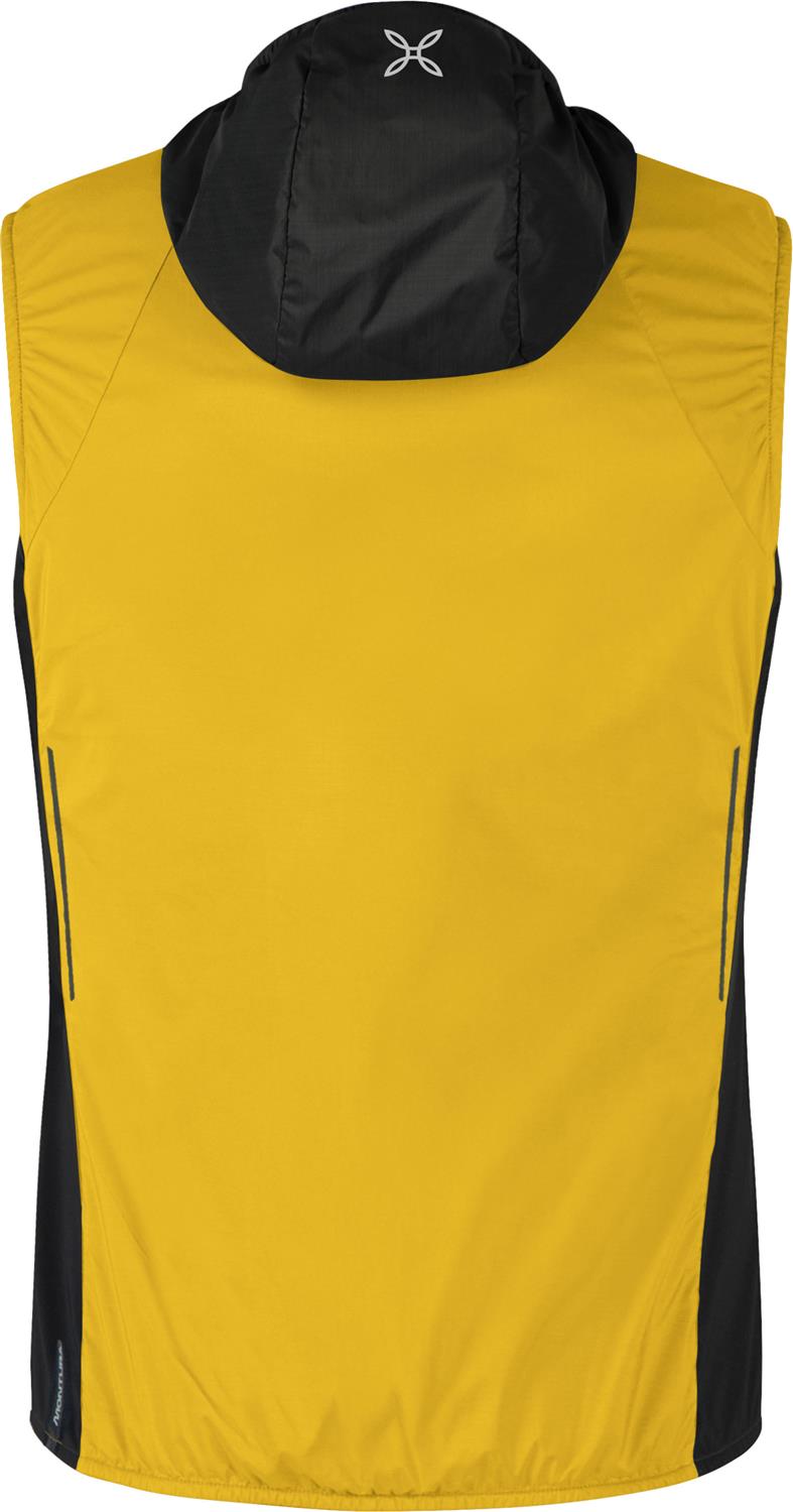 Montura - TRACCIA OCTA HOODED VEST — MUSTARD — Vista posteriore 3