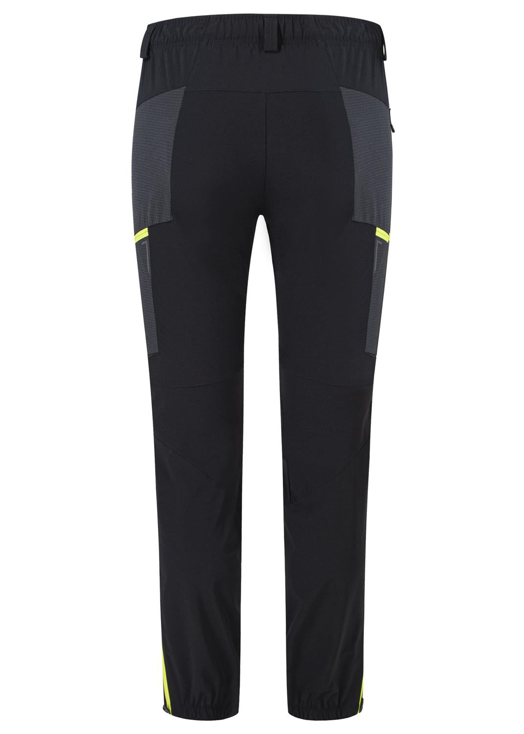 Montura - LEDGE PANTS — NERO/VERDE LIME — Vista posteriore 3
