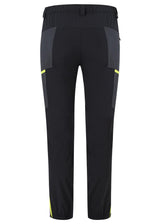 Montura - LEDGE PANTS — NERO/VERDE LIME — Vista posteriore 3