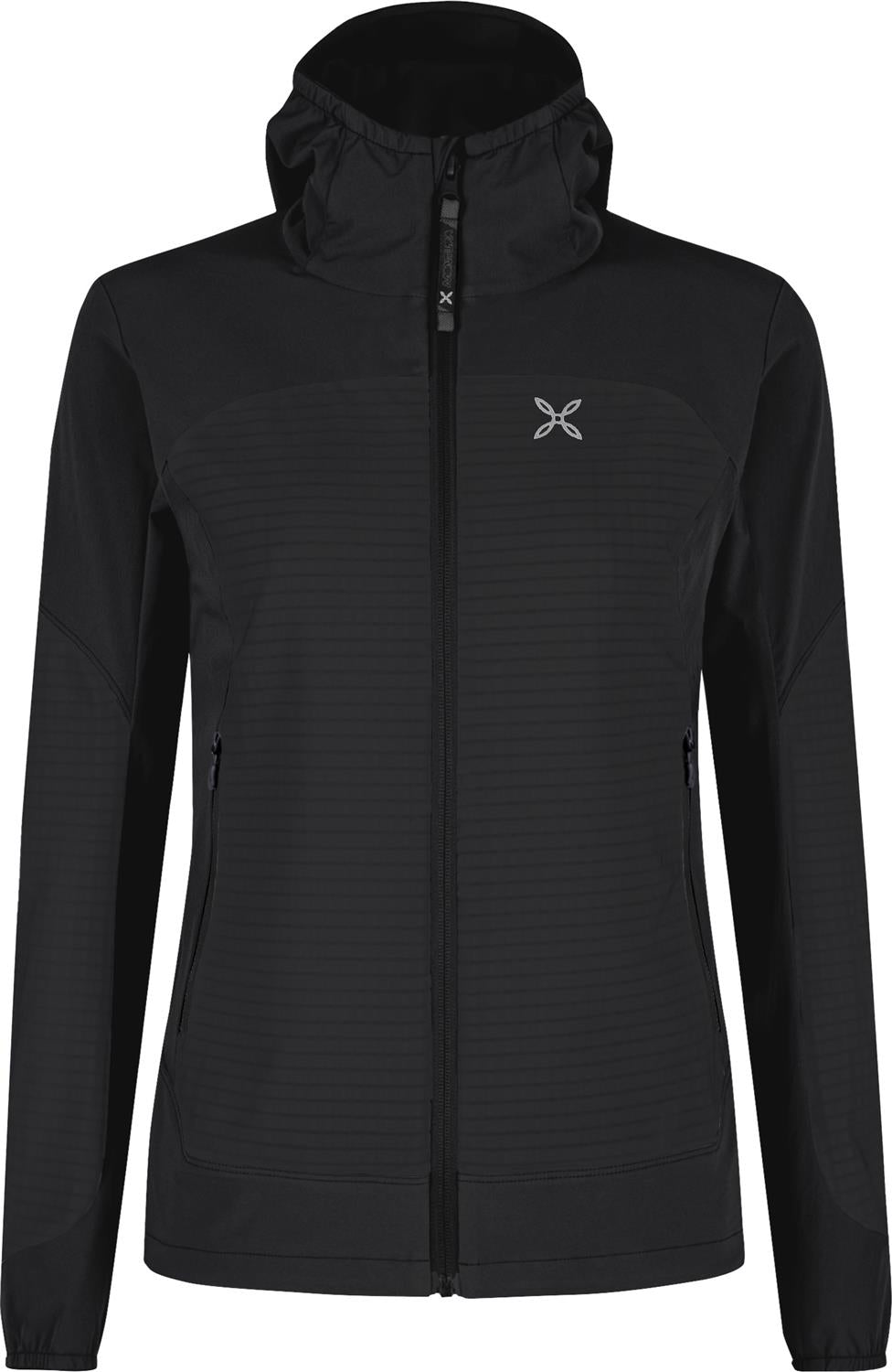 Montura - SEED HOODED JACKET WOMAN — BLACK — Vista frontale 1