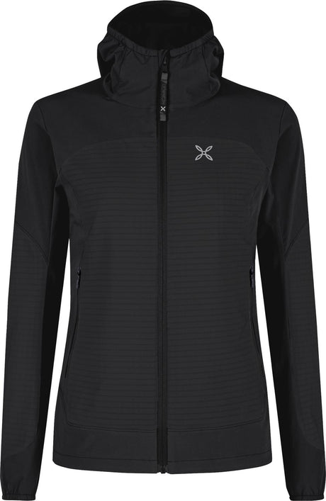 Montura - SEED HOODED JACKET WOMAN — BLACK — Vista frontale 1