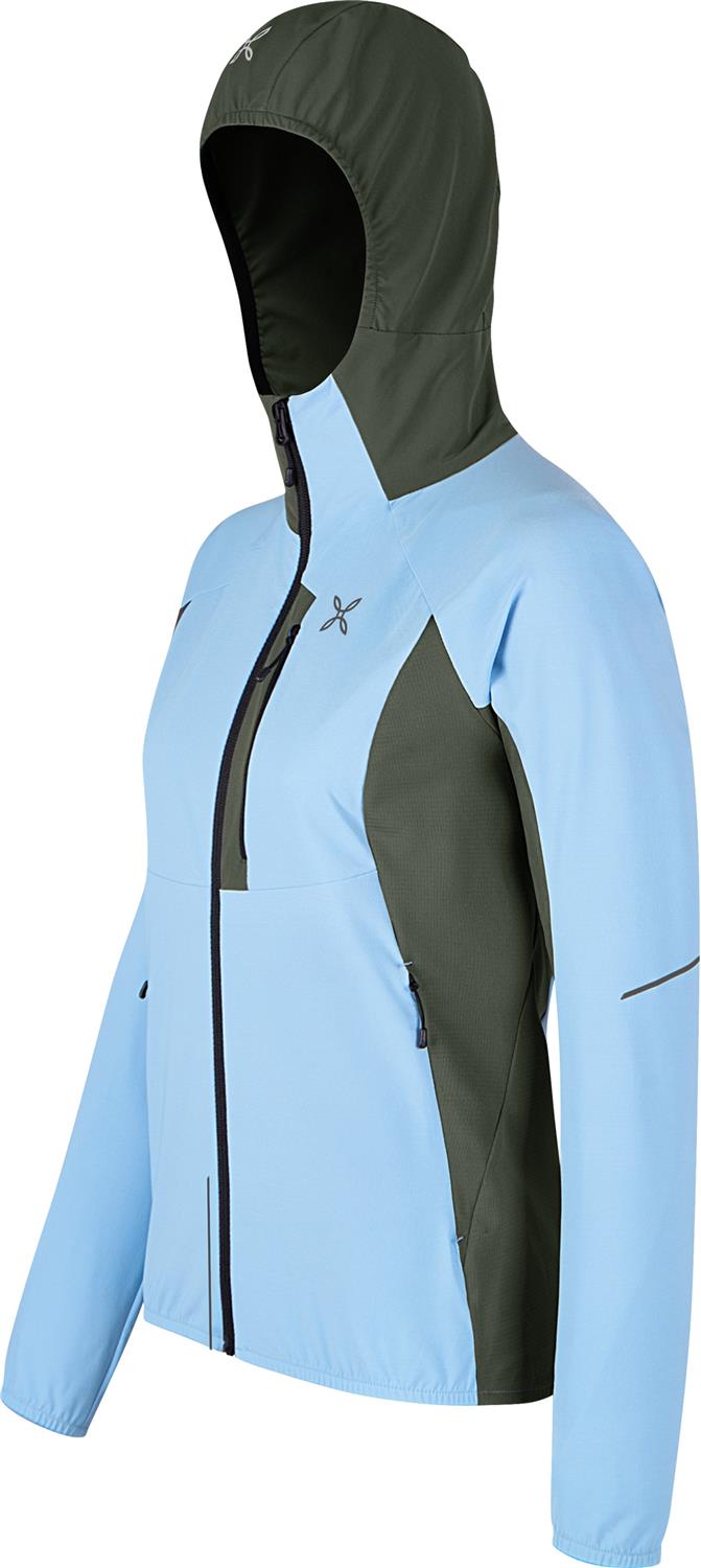 Montura - FLASH HOODED JACKET WOMAN — DUSK/VERDE SALVIA — Immagine 2