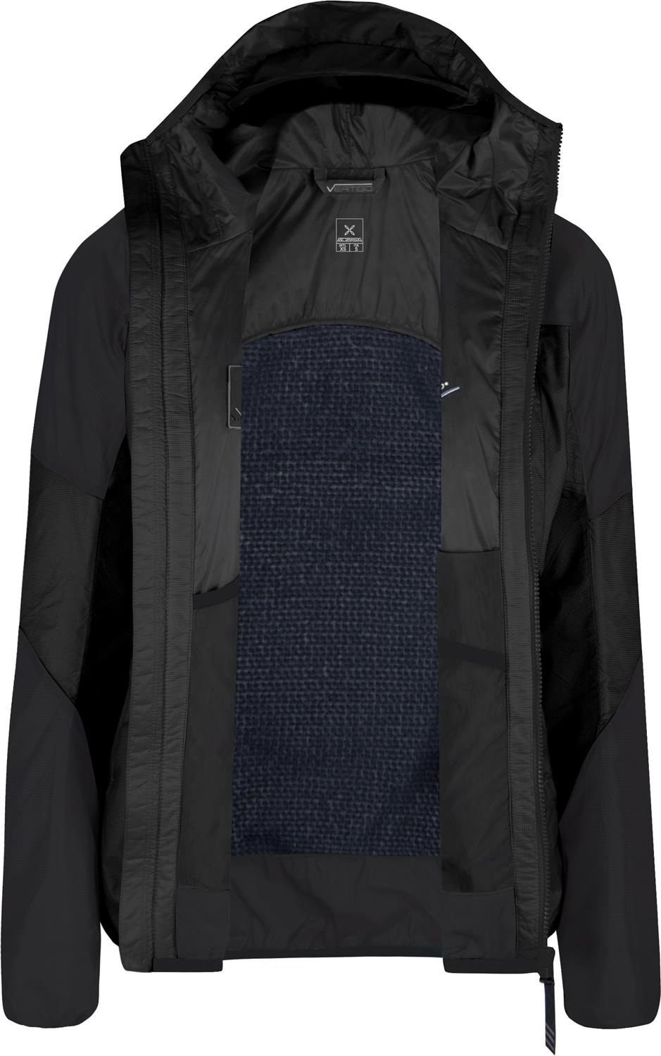 Montura - VERTIGO HYBRID HOODED JKT WOM. — BLACK — Immagine 4
