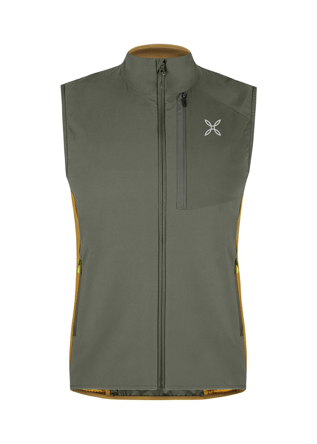 Montura - PEAK VEST — VERDE SALVIA/BRONZE BROWN — Vista frontale 1