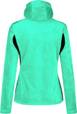 Montura - POLAR STYLE HOODED JKT WOMAN — BRIGHT TEAL — Vista posteriore 3