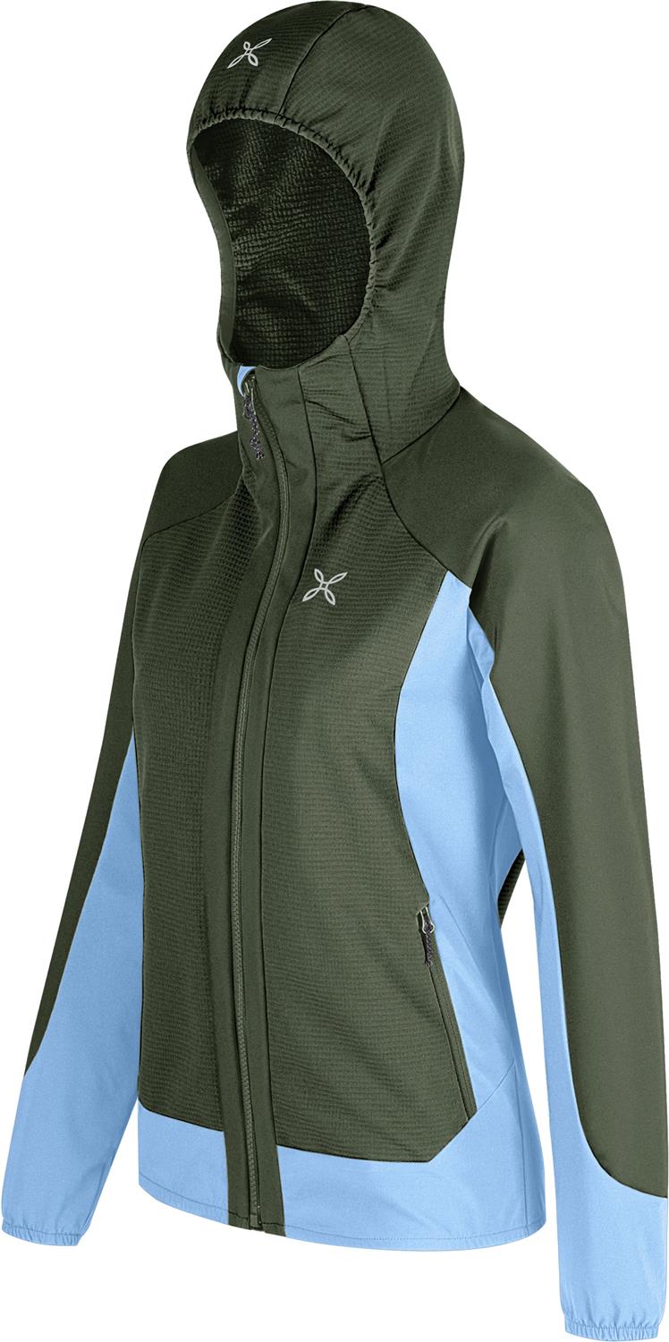 Montura - DOLOMITI WIND HOODED JACKET W. — VERDE SALVIA/DUSK — Immagine 2