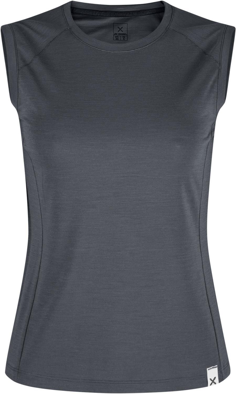 Montura - MERINO MIX CANOTTA WOMAN — ANTRACITE — Vista frontale 1