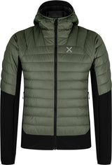 Montura - PEAK HYBRID HOODED JACKET — VERDE SALVIA — Vista frontale 1
