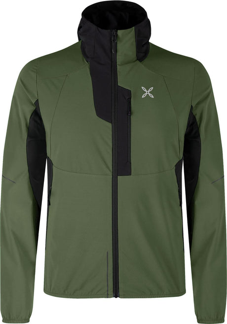 Montura - FLASH HOODED JACKET — VERDE SALVIA — Vista frontale 1