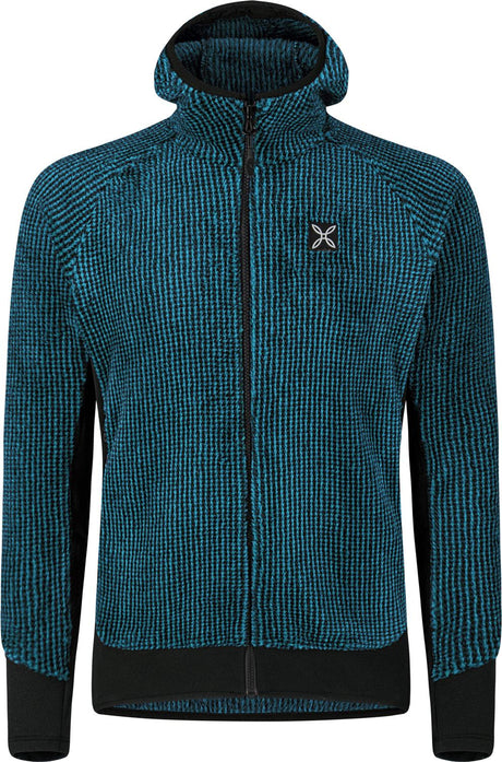 Montura - REMIX FLEECE JACKET — STEEL BLUE — Vista frontale 1
