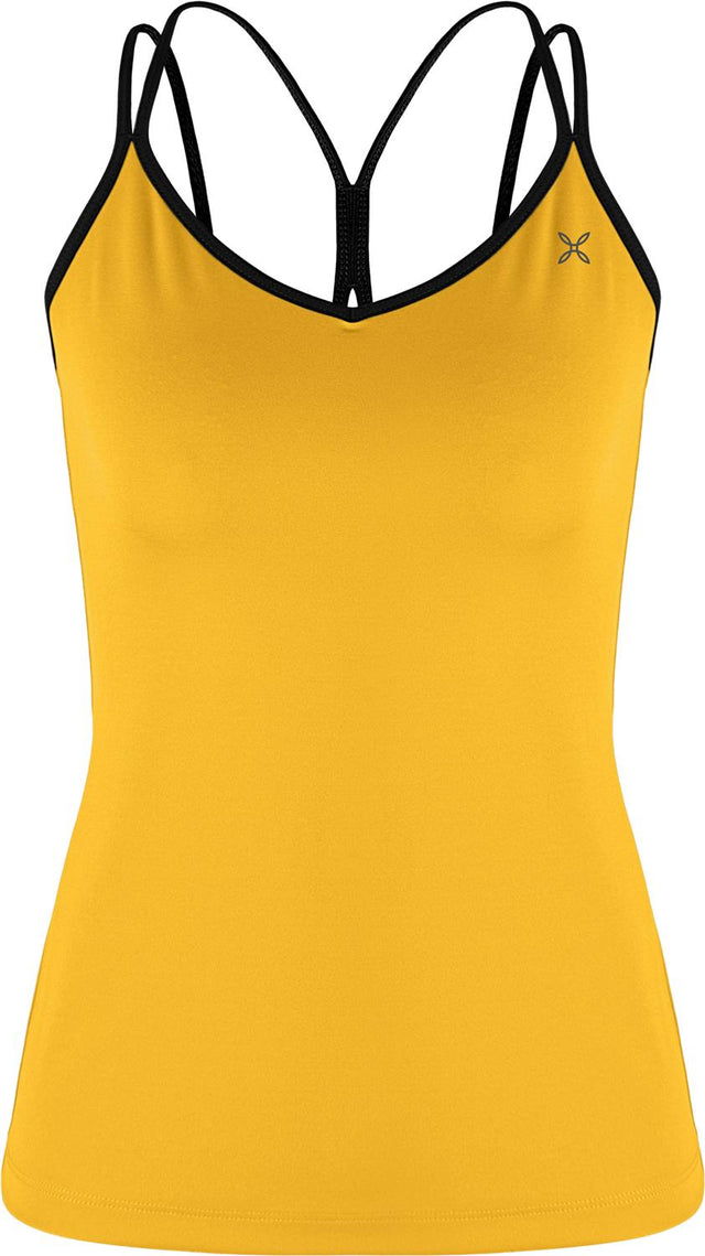 Montura - CRIMP CROSS CANOTTA WOMAN — MUSTARD — Vista frontale 1