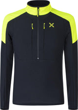 Montura - FORCE ANORAK — BLACK/GIALLO FLUO — Vista frontale 1