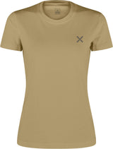 Montura - BASIC LOGO T-SHIRT WOMAN — DESERT BEIGE — Vista frontale 1