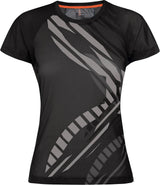 Montura - SHADOW GRAPHIC T-SHIRT WOMAN — BLACK/ANTRACITE — Vista frontale 1