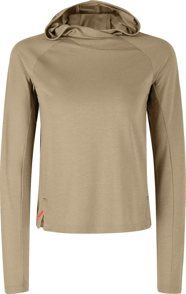 Montura - VERSANTE HOODED MAGLIA WOMAN — DESERT BEIGE — Vista frontale 1