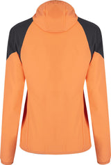 Montura - RISE HOODED JACKET WOMAN — MELON/ANTRACITE — Vista posteriore 3